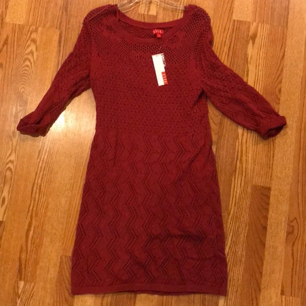 Dress with long sleeves